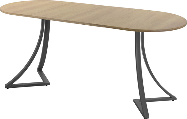 Изображение товара Обеденный стол AMC Elite Е24(1200) D3 (графит/дуб небраска натур)