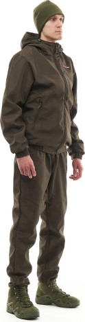 Изображение товара Костюм для охоты и рыбалки Taygerr Кондор Дюспо-Флис/хаки Весна-Осень (р.60-62/182-188)