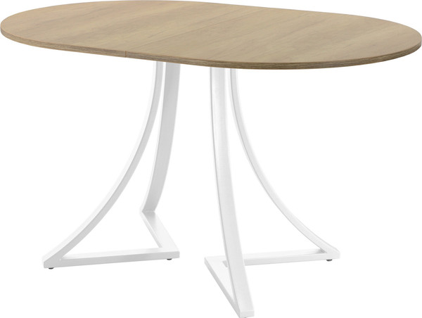 Изображение товара Обеденный стол AMC Elite Е24(1200) D3 (белый/дуб небраска натур.)