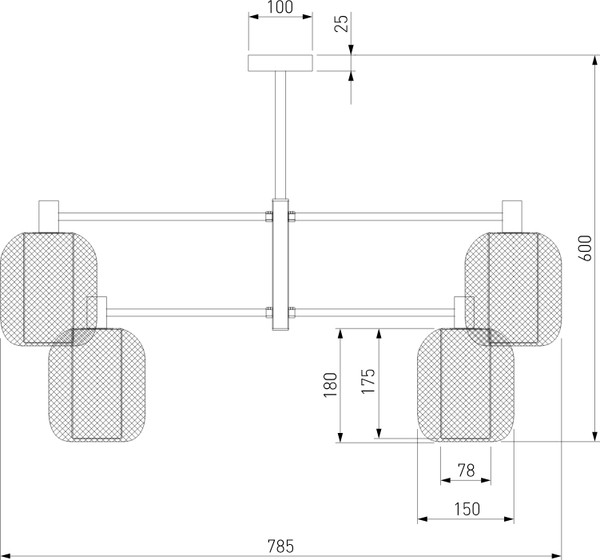 Изображение товара Люстра Евросвет 30191/6 (черный)