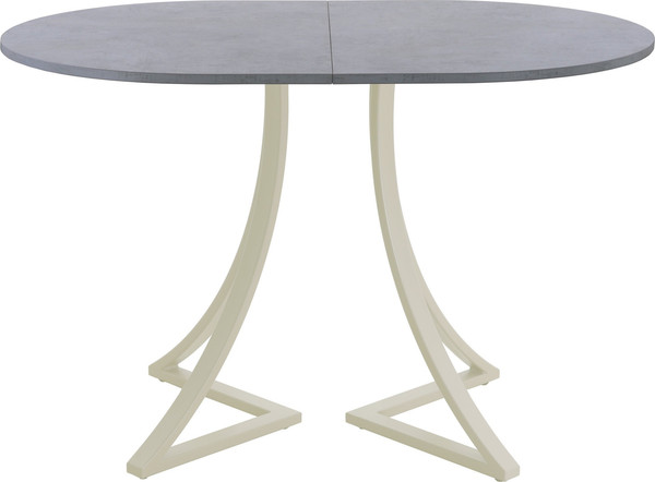 Изображение товара Обеденный стол AMC Elite Е24(1100) D3 (бежевый/бетон чикаго светло-серы)