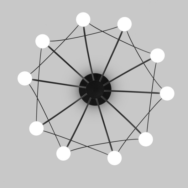 Изображение товара Люстра Евросвет 90035/10 LED (черный)