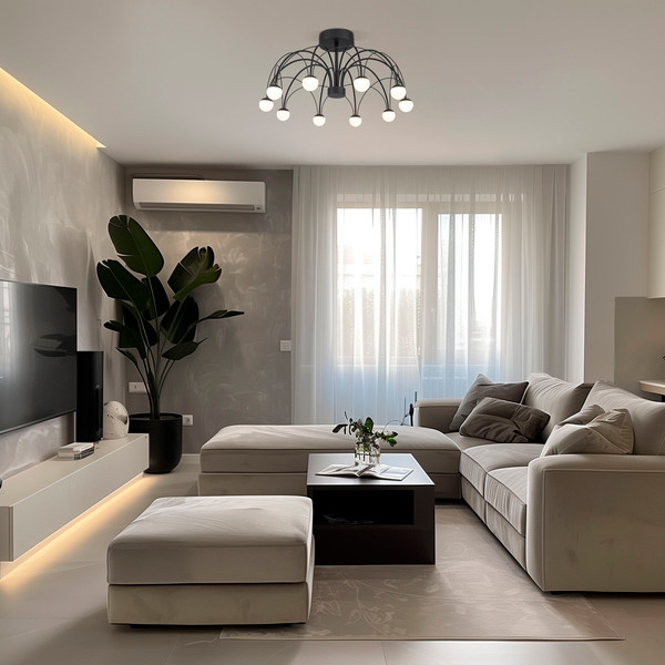 Изображение товара Люстра Евросвет 90035/10 LED (черный)