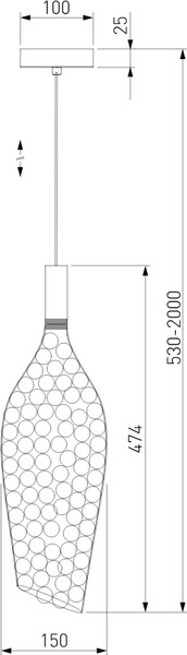 Изображение товара Потолочный светильник Евросвет 90380/1 (золотой)