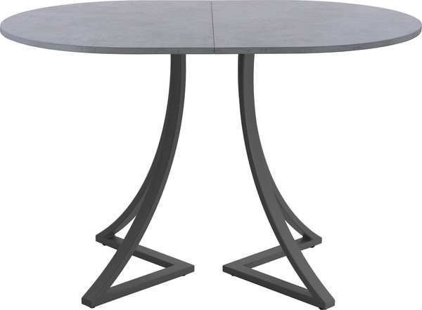 Изображение товара Обеденный стол AMC Elite Е24(1100) D3 (графит/бетон чикаго светло-серый)