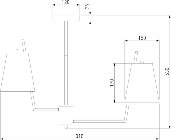 Изображение товара Люстра Евросвет 60173/8 (латунь)