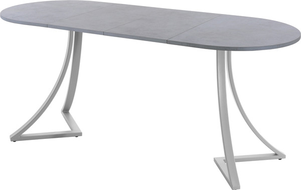 Изображение товара Обеденный стол AMC Elite Е24(1100) D3 (серебро/бетон чикаго светло-серый)