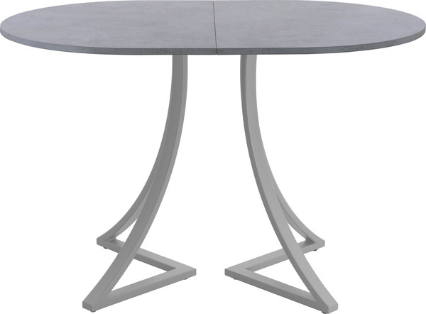 Изображение товара Обеденный стол AMC Elite Е24(1100) D3 (серебро/бетон чикаго светло-серый)