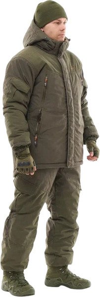 Изображение товара Костюм для охоты и рыбалки Taygerr Бизон Норвегия/Хаки Зима -45 (р.44-46/170-176)