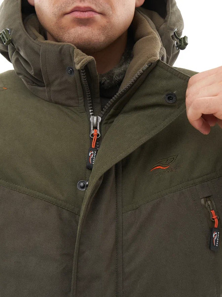 Изображение товара Костюм для охоты и рыбалки Taygerr Бизон Норвегия/Хаки Зима -45 (р.44-46/170-176)