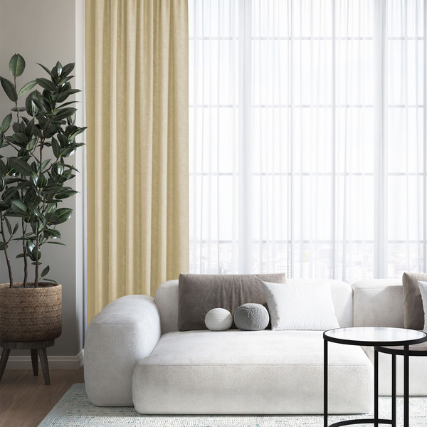 Изображение товара Штора Волшебная ночь Канвас 150x290 / 930772 (шампань)