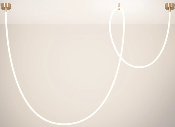 Изображение товара Потолочный светильник Arlight SP-TROPIC-SURFACE-R18-L5000-58W Warm3000 GD / 043406