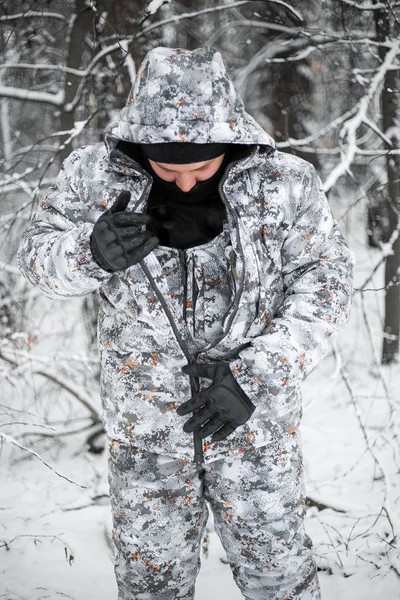 Изображение товара Костюм для охоты и рыбалки Taygerr Егерь Алова/Борей-Белый Зима -45 (р.56-58/170-176)