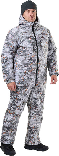 Изображение товара Костюм для охоты и рыбалки Taygerr Егерь Алова/Борей-Белый Зима -45 (р.56-58/170-176)