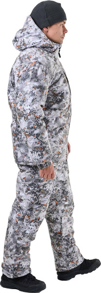 Изображение товара Костюм для охоты и рыбалки Taygerr Егерь Алова/Борей-Белый Зима -45 (р.60-62/182-188)