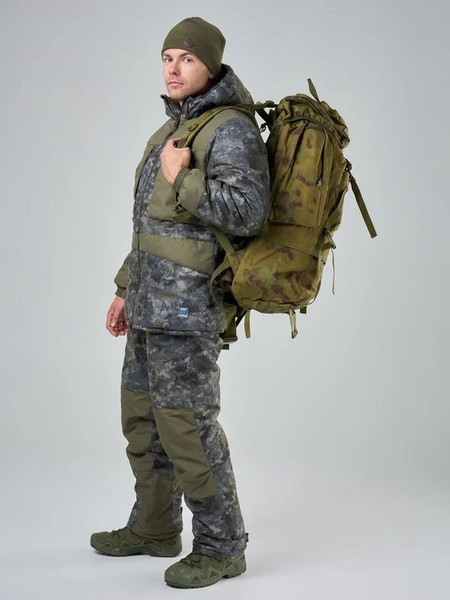 Изображение товара Костюм для охоты и рыбалки Taygerr Егерь Алова/Борей-Хаки Зима -45 (р.52-54/182-188)