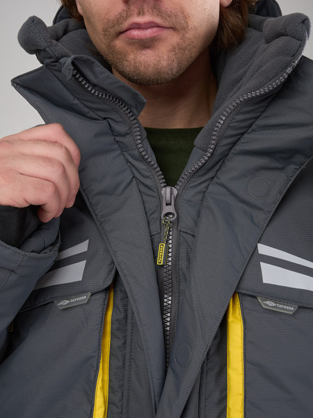 Изображение товара Костюм для охоты и рыбалки Taygerr Камчатка Таслан/Графит-Желтый Зима -45 (р.48-50/182-188)