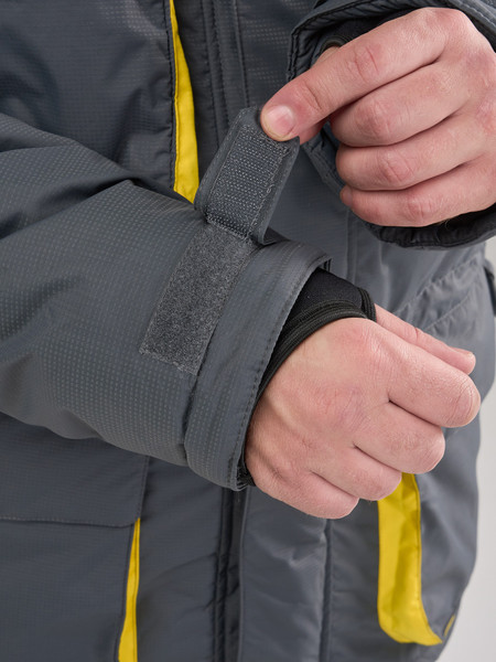 Изображение товара Костюм для охоты и рыбалки Taygerr Камчатка Таслан/Графит-Желтый Зима -45 (р.56-58/182-188)