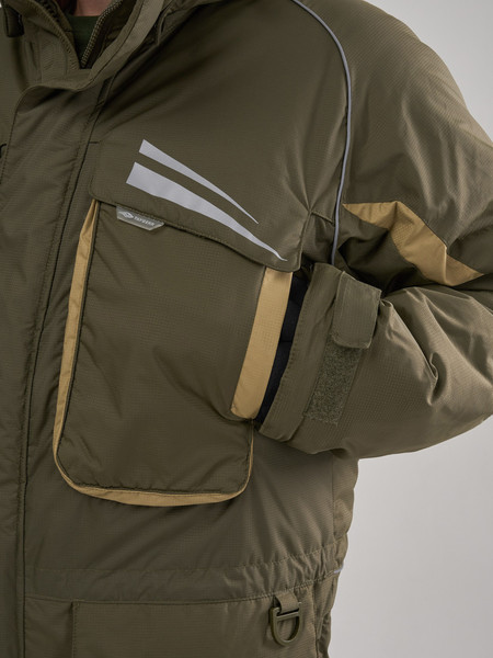 Изображение товара Костюм для охоты и рыбалки Taygerr Камчатка Таслан/Хаки Зима -45 (р.52-54/182-188)