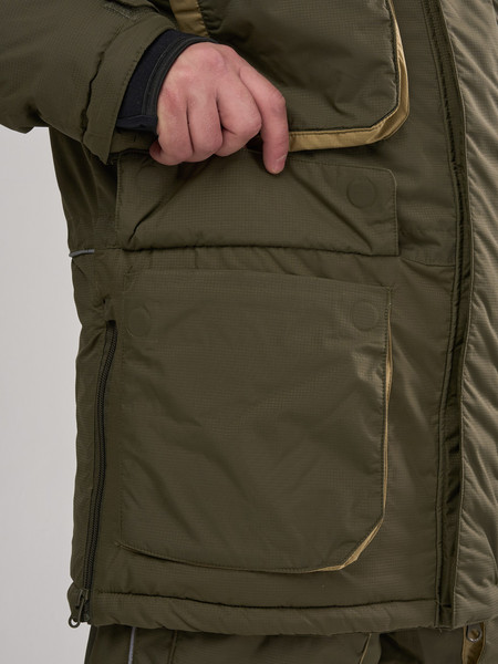 Изображение товара Костюм для охоты и рыбалки Taygerr Камчатка Таслан/Хаки Зима -45 (р.52-54/182-188)