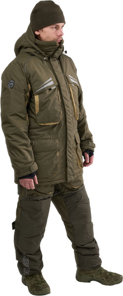 Изображение товара Костюм для охоты и рыбалки Taygerr Камчатка Таслан/Хаки Зима -45 (р.52-54/182-188)
