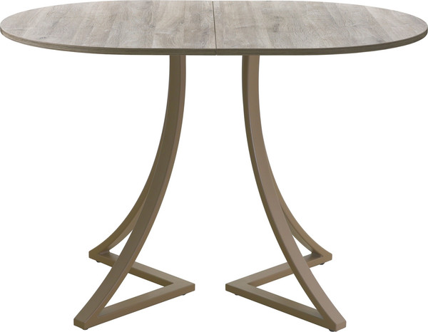 Изображение товара Обеденный стол AMC Elite Е24(1200) D3 (капучино/дуб уайт-ривер песочно-бежевый)