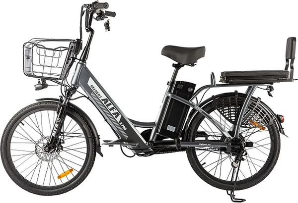 Изображение товара Электровелосипед Gelbert Alfa 2 Pro (серый)