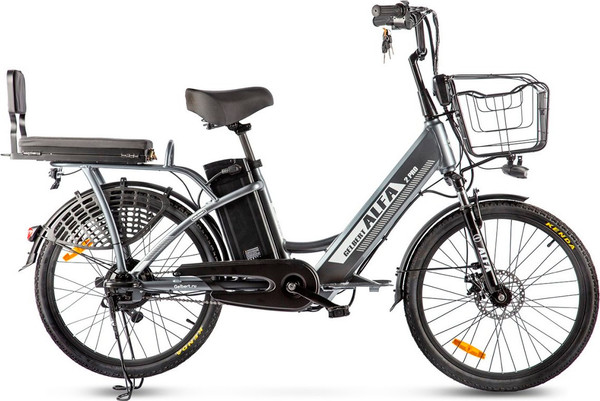 Изображение товара Электровелосипед Gelbert Alfa 2 Pro (серый)