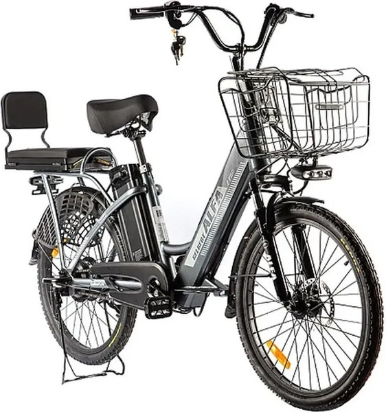 Изображение товара Электровелосипед Gelbert Alfa 2 Pro (серый)