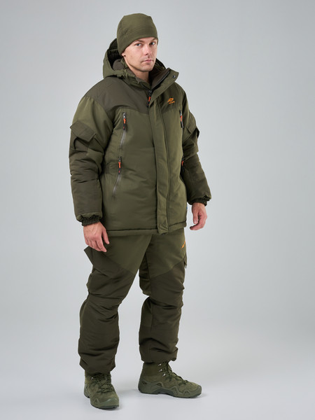Изображение товара Костюм для охоты и рыбалки Taygerr Корсар Таслан/Хаки 342 Зима -45 (р.60-62/182-188)