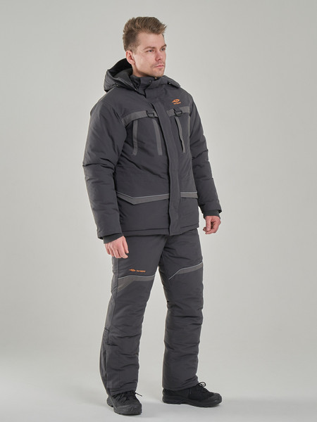 Изображение товара Костюм для охоты и рыбалки Taygerr Рыболов 2 Таслан/Оникс Зима -45 (р.48-50/182-188)