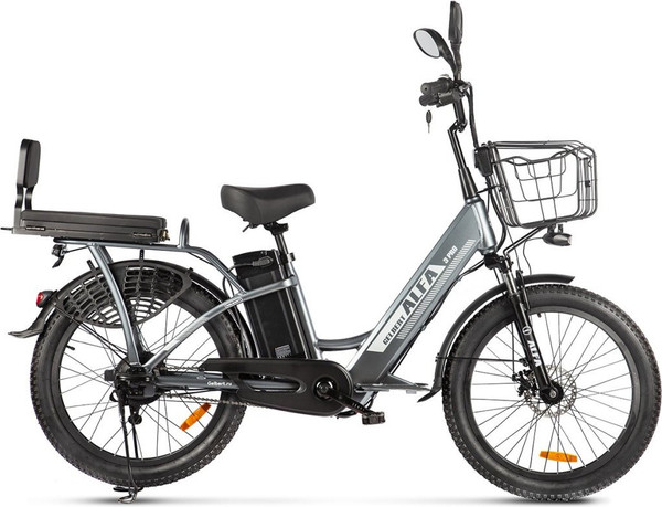 Изображение товара Электровелосипед Gelbert Alfa 3 Pro (серый)