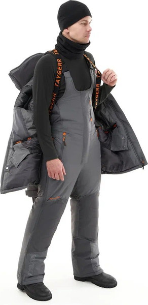 Изображение товара Костюм для охоты и рыбалки Taygerr Ягуар Мужской Таслан/Оранж-Графит Зима -45 (р.48-50/170-176)