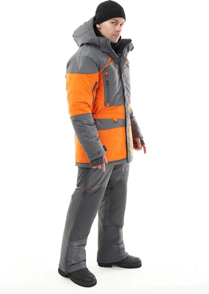 Изображение товара Костюм для охоты и рыбалки Taygerr Ягуар Мужской Таслан/Оранж-Графит Зима -45 (р.48-50/170-176)