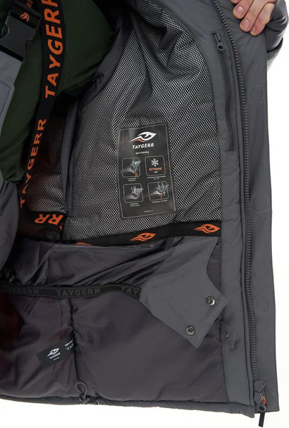 Изображение товара Костюм для охоты и рыбалки Taygerr Ягуар Мужской Таслан/Оранж-Графит Зима -45 (р.48-50/170-176)