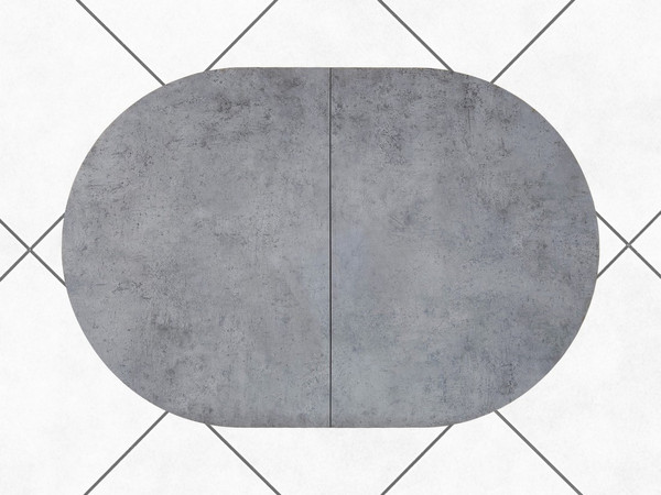 Изображение товара Обеденный стол AMC Elite Е24(1100) D3 (черный/бетон чикаго светло-серый)