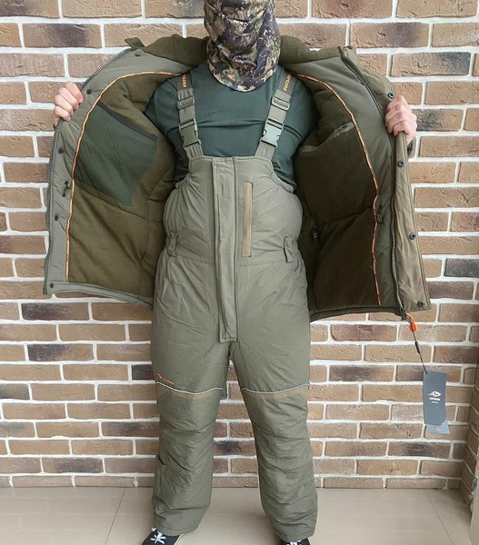 Изображение товара Костюм для охоты и рыбалки Taygerr Рыболов 2 Таслан/Хаки Зима -45 (р.52-54/170-176)