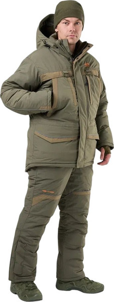Изображение товара Костюм для охоты и рыбалки Taygerr Рыболов 2 Таслан/Хаки Зима -45 (р.52-54/170-176)