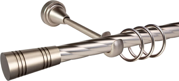 Изображение товара Карниз для штор АС ФОРОС Grace D19К + наконечники Савона (1.6м, сатин)
