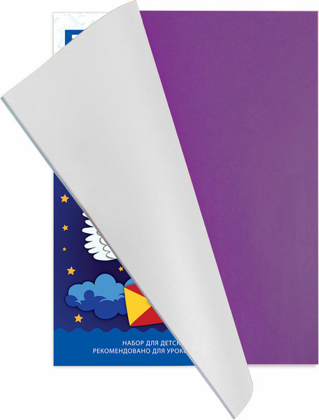 Изображение товара Набор цветной бумаги Brauberg Сова / 115489 (12цв)