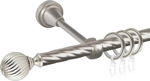 Изображение товара Карниз для штор АС ФОРОС Grace D19К + наконечники Орион (1.6м, сатин)