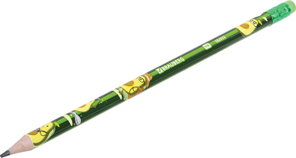 Изображение товара Набор простых карандашей Brauberg Avocado / 182032 (12шт)