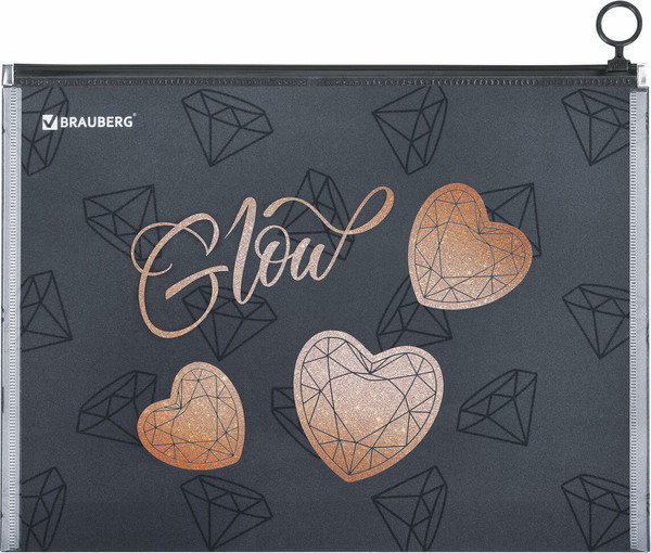 Изображение товара Папка для тетрадей Brauberg Diamonds / 272104