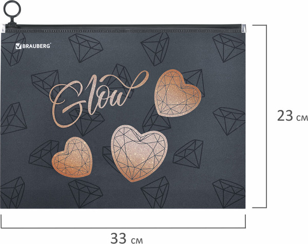 Изображение товара Папка для тетрадей Brauberg Diamonds / 272104