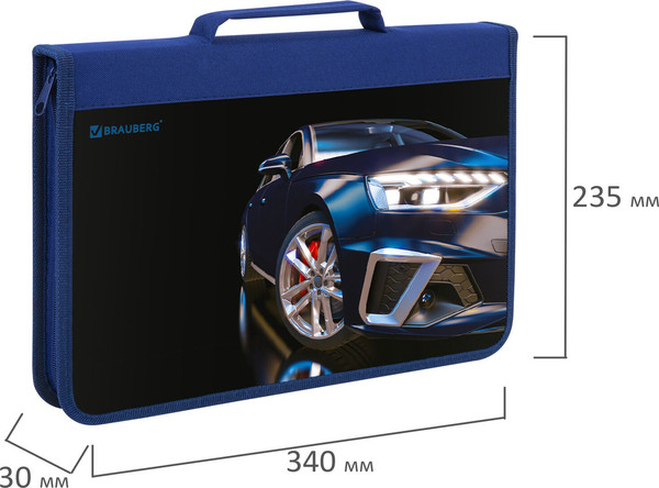 Изображение товара Папка-портфель Brauberg Super Car / 272219