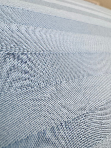 Изображение товара Комплект постельного белья Реноме 1.5сп Графитовая коллекция Небесный Ss-004 (страйп-сатин)