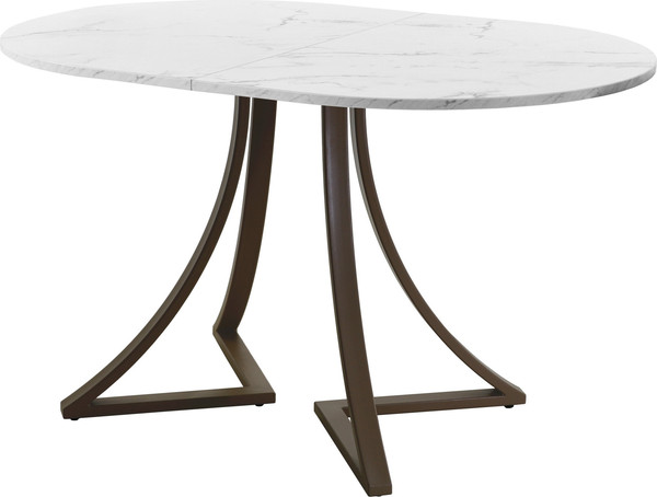 Изображение товара Обеденный стол AMC Elite Е24(1100) D3 (коричневый/мрамор кристалл)