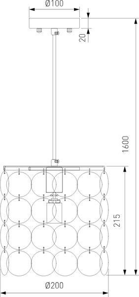 Изображение товара Потолочный светильник Евросвет 60185/1 (хром/перламутр)