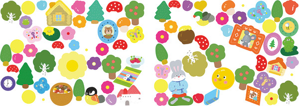 Изображение товара Набор наклеек Фламинго 100 развивающих наклеек. Сказки (9785783332098)