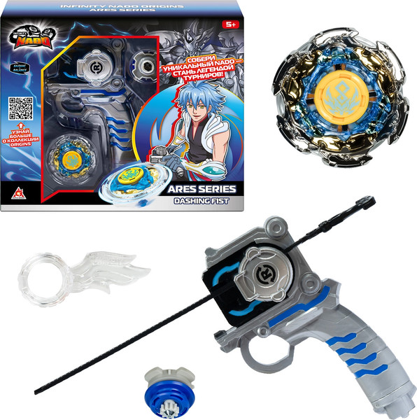 Изображение товара Игровой набор Infinity Nado Волчок Арес. Dashing Fist. Разящий удар / 68696